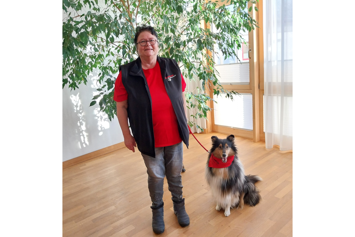 Heike mit Hündin Koko