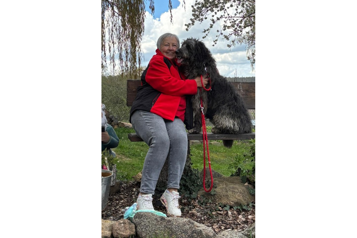 Marita Martin mit Hund Jacky